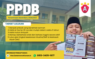 PPDB Pondok Pesantren Tahfidz Al-Qur’an Harun Asy-Syafi’i Yogyakarta  2026 - 2027