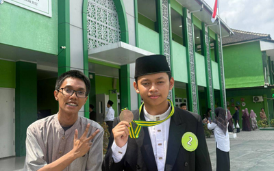 Juara 3 cabang Lomba MTQ Putra PKM Madrasah 2025
